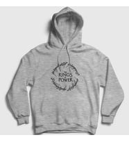 Presmono Unisex Gri V2 Yüzüklerin Efendisi Güç Yüzükleri Rings Of Power Kapüşonlu Sweatshirt 363391tt (Gri)