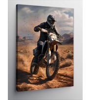 Kanvas Tablo Cross Yapan Motorcu