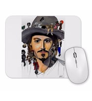 Johnny Depp no back Mouse Pad