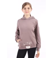Toontoy Kız Çocuk Nakışlı Sweatshirt (Acı Kahve)