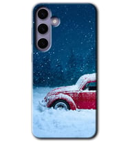 Galaxy S24 Kılıf HD Desen Baskılı Kılıf - Karlı Vosvos