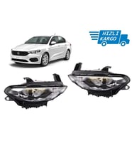 Fiat Egea Sağ Sol Ön Far Lambası Takımı 2015-2020