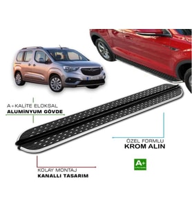 OPEL MARKASININ COMBO ARACININ 2019 2020 2021 2022 2023 2024 2025 YAN BASAMAK