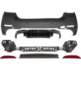 BMW G 30-LCI 2020-2023 Komple Tampon G30 LCI Arka PDCli M5 2020 51125A2C1E9 Wender