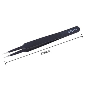 Esd ST 14 Antistatik Cımbız Düz 120mm