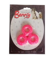 Benny Köpek Oyuncağı Üçlü H 9 x 9 cm Pembe