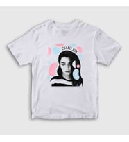 Presmono Unisex Çocuk Beyaz Spots Charli Xcx T-Shirt 482259tt