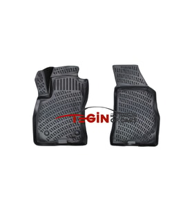 Opel Combo PANELVAN (2 Parça) 3D Havuzlu Paspas 2017 Siyah (Karışık)