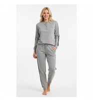 Kadın Pamuklu 4 Adet 2'li Pijama Takımı BB2220