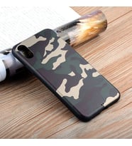 İPhone Xs Max 6.5 Kamuflaj Darbe Emici Silikon Kılıf-(5775) - EEEEEE8427-1739
