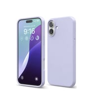Iphone 16 Kılıf Nano Içi Kadife Silikon - Lila
