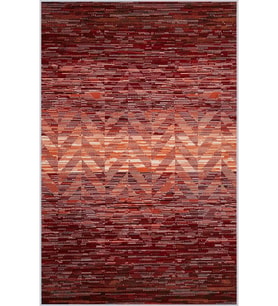 Eliana Home Baskılı, Yıkanabilir Kaymaz Taban Salon Halısı LNA1437 100x150 cm (Kırmızı)