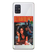 Samsung Galaxy A51 Uyumlu Lana Del Rey Ultraviolence Desenli Şeffaf Telefon Kılıfı