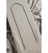 Hematit Doğal Taş Kahverengi Rondela Kesim 1x1mm Dizi