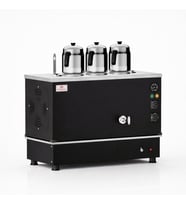 Anka Pro Kompakt Full Otomatik Çay Makinası 3 Demlikli 30 Litre Siyah Elektrikli Tüplü