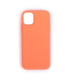 iPhone 11 ile Uyumlu Cappy Silikon Kılıf Turuncu