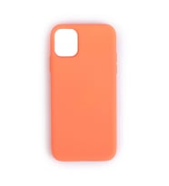 iPhone 11 ile Uyumlu Cappy Silikon Kılıf Turuncu