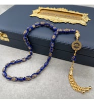 Altın Yaldız Parçacıklı Kişiye Özel İsimli Golden Rosary+İSİMLİ VIP BÜYÜK KUTU