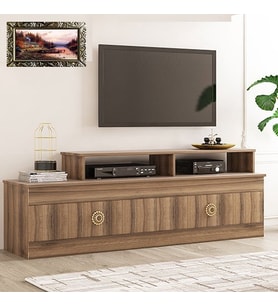ABRE VM-500 DORE CEVİZ TV SEHPASI TV ÜNİTESİ
