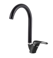 İNVENTA Siyah Delta Mutfak Evye Batarya