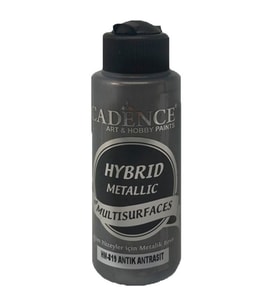 Cadence Hybrid Multisurface Metalik Boya 120 ml. HM-819 ANTİK ANTRASİT 