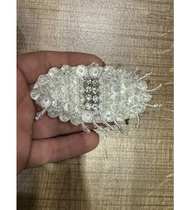 8X4 CM CAM BONCUK İŞLEME OMUZ APOLET ARMA YAMA DİKİŞ AKSESUARI