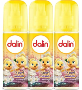 Dalin Bebek Kolonyası 150ML Peri Masalı (Yasemin-Portakal Çiceği-Paçuli Kokulu) (3 Lü Set)