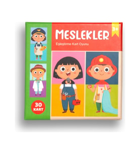 Melimelek Meslekler Eşleştirme Kart Oyunu