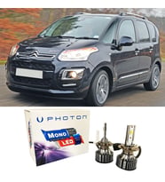 Citroen C3 Picasso Led Xenon Kısa Far Ampulü H7 Mono Yeni Seri Beyaz 2009 - 2017