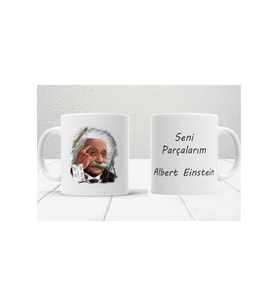 Einstein Parçalarım Seni Baskılıhediye Kutulu Kupa Bardak