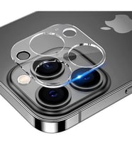Vendas iPhone 14 Pro Max Uyumlu (14 Pro Max) Temperli Cam Şeffaf Kamera Lens Koruyucu (Renksiz)