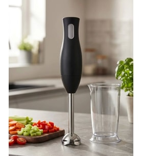 El Blenderı Paslanmaz Çelik Metal Ayaklı Ergonomik Tasarımlı Mutfak Blender