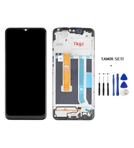 Oppo A15S Uyumlu Lcd Ekran Dokunmatik Servis ÇITALI + TAMİR SETİ