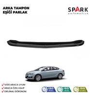 Opel Astra J Sedan 2012-2018 Yıl Aralığı Uyumlu Arka Tampon Eşiği Parlak