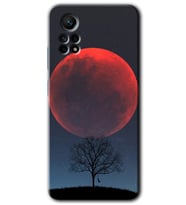 Redmi Note 12 Pro 4G Kılıf HD Desen Baskılı Kılıf - Kanlı Ay