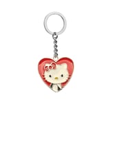 Hello Kitty Kalp Anahtarlık Genç Kız Anahtarlık Hediyelik (Çok Renkli)