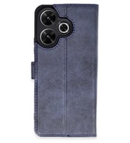 Redmi 13 4G Kılıf Trend S Plus Kapaklı Kılıf - Lacivert