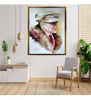 ÇERÇEVELİ ATATÜRK TABLO S76