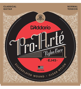 D'Addario EJ45 Pro-Arte Serisi Klasik Gitar Tel Seti (Normal Tension - Gümüş Sarım)