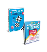 Arı Yayıncılık Arı Yayınları 8 Sınıf Matematik Atölyem Akıllı Defter Seti 2 Kitap (Çok Renkli)