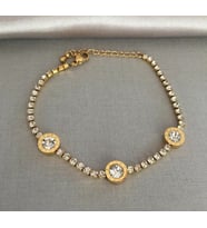 Gold Su Yolu Çelik Bileklik