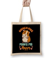 Adorable Guinea Pigs Make Me Happy Bez Çanta Uzun Saplı