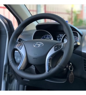 HYUNDAI ACCENT BLUE DİKMELİ DERİ DİREKSİYON KILIFI