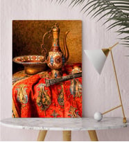 BK Gift Osmanlı İbrik Tasarımlı Kanvas Tablo-1