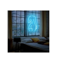 Kadın Figürlü Neon Tabela