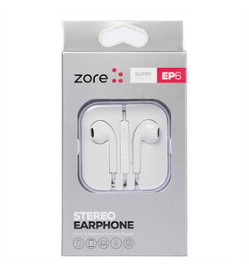 Zore EP6 Süper Seri 3.5mm Kulaklık (Beyaz)
