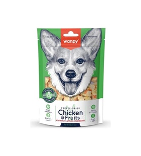 Wanpy Köpek Dondurularak Kurutulmuş Tavuk&Meyve 40gr