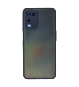 Oppo A54 4g Kılıf Montreal Silikon Kapak - Lacivert
