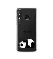 Huawei P30 Lite Uyumlu Baskılı Yumuşak Silikon Şeffaf Telefon Kılıfı