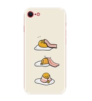 Apple iPhone 5 6 7 8 Plus Se XR Kılıf Desemli Silikon Sweety Egg 1322